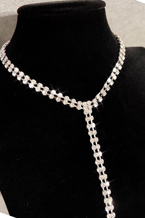 Shiny Rhinestone Necklace