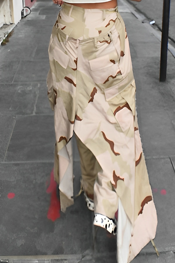 Fashion Multi-layer Camouflage Pants