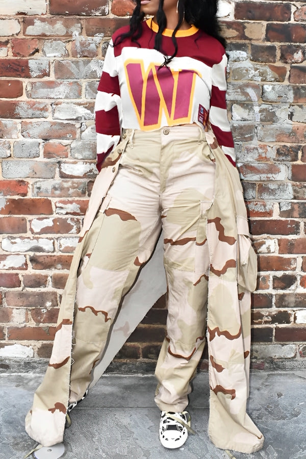 Fashion Multi-layer Camouflage Pants