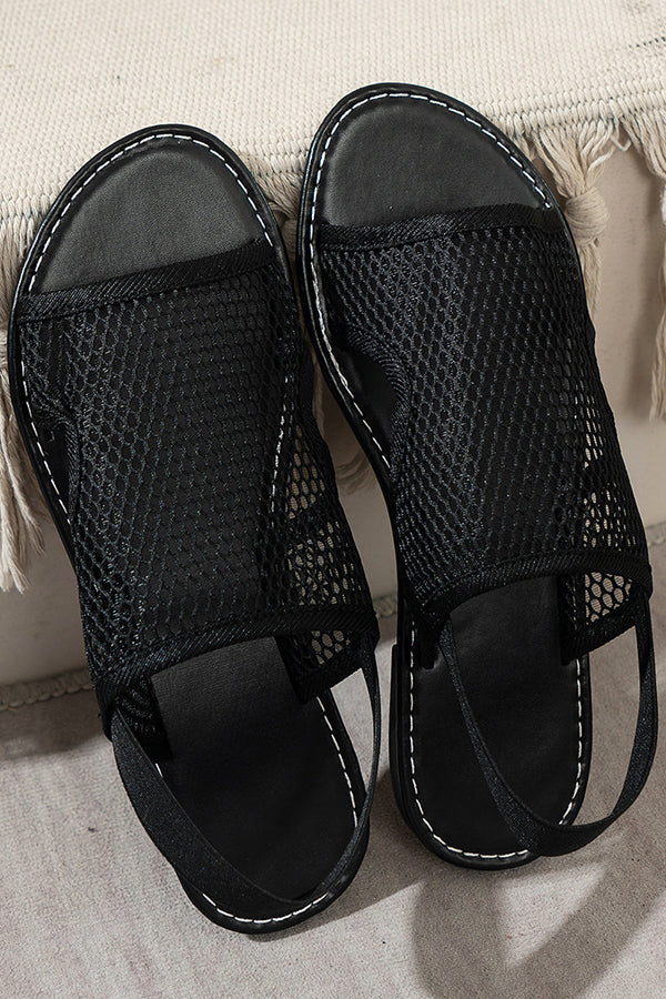 Stylish Breathable Mesh Flat Sandals