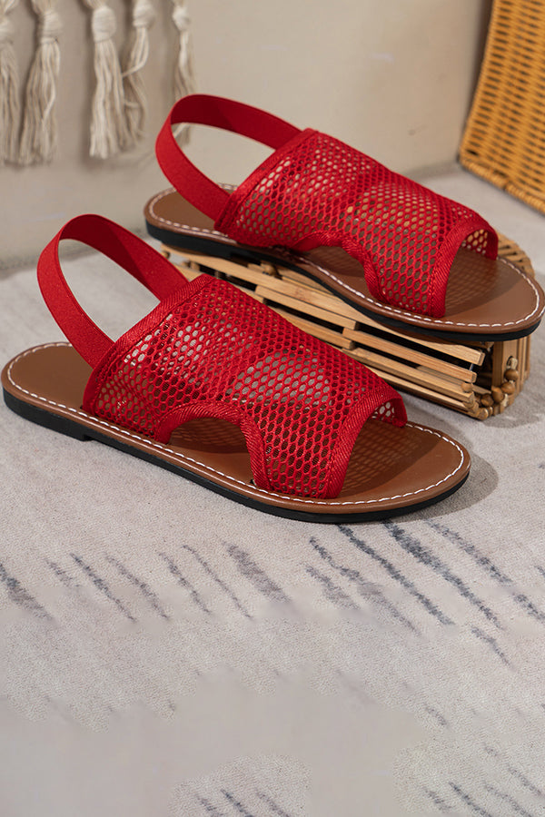 Stylish Breathable Mesh Flat Sandals