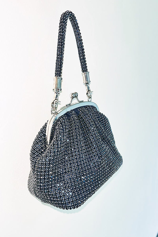 Stylish Sequin Glitter Rhinestones Evening Bag