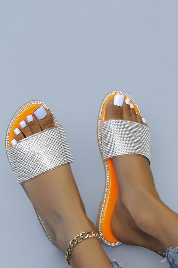 Sequin flat Beachy Shining Sandals